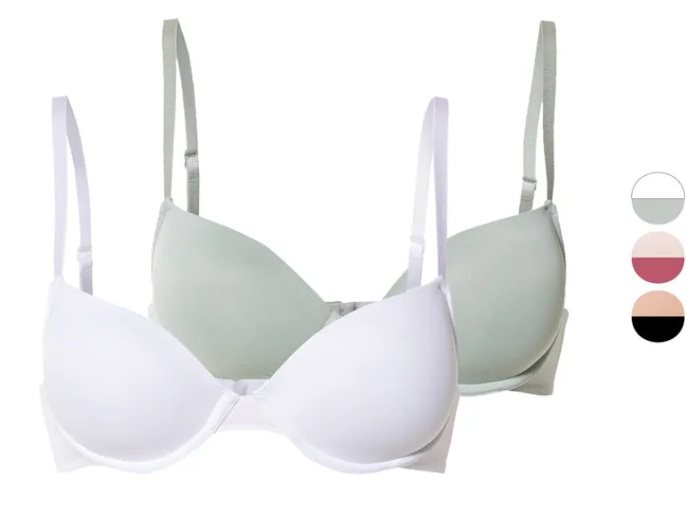 2 dames beugel bh's<esmara® Clearance