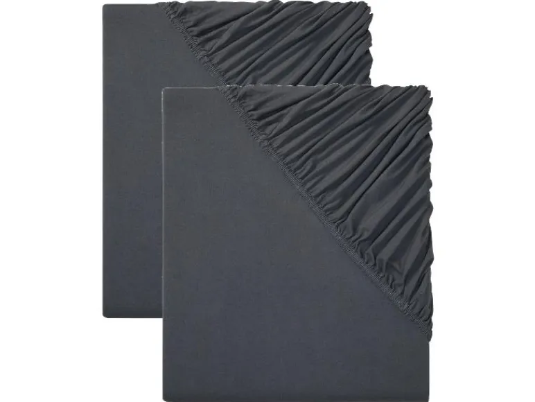 2 jersey hoeslakens 90-100 x 200 cm<LIVARNO home Outlet