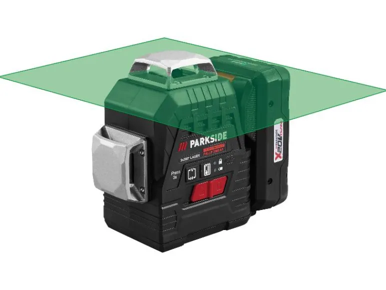 Accu-kruislijnlaser 20 V met accu en lader<PARKSIDE PERFORMANCE® Online