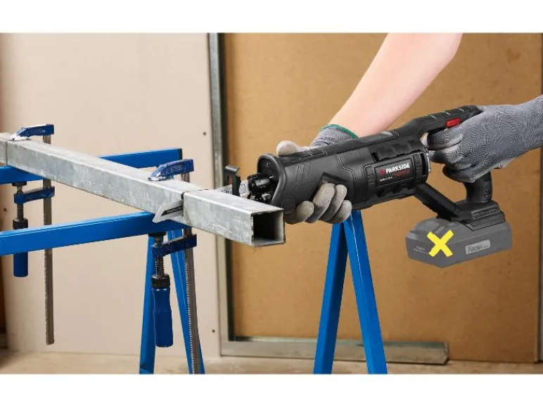 Accu-reciprozaag 20 V met 4 Ah accu en 4,5 A lader<PARKSIDE PERFORMANCE® Hot
