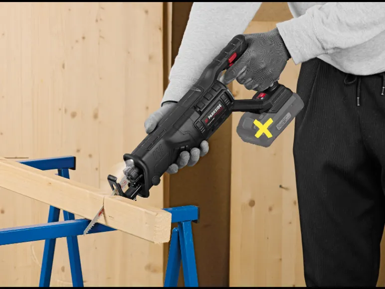 Accu-reciprozaag 20 V zonder accu en lader<PARKSIDE PERFORMANCE® Best