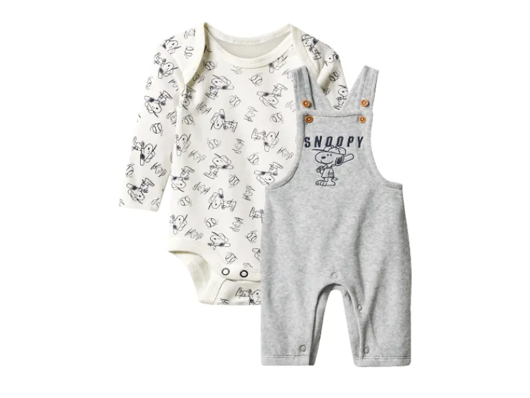 Baby setje met romper en broek Snoopy< Outlet