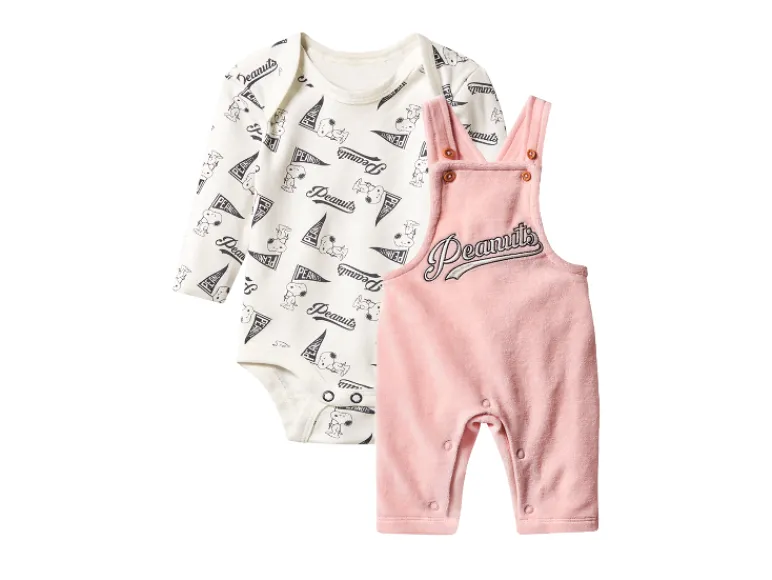Baby setje met romper en broek Snoopy< Outlet