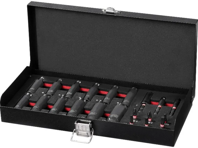 Bit- en krachtdoppenset 1/4"<PARKSIDE PERFORMANCE® Online