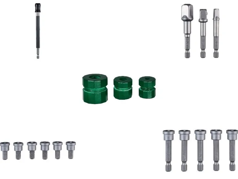 Bits, bithouder, bitadapter of diepte-aanslagset<PARKSIDE® Outlet