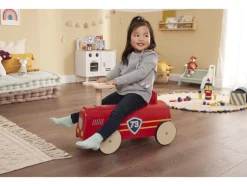 Bobby-auto, van echt hout<Playtive Hot
