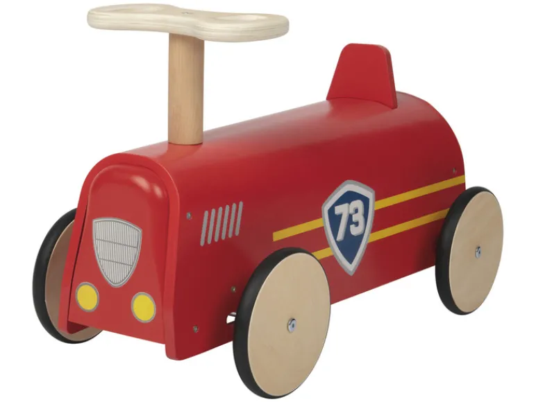 Bobby-auto, van echt hout<Playtive Hot