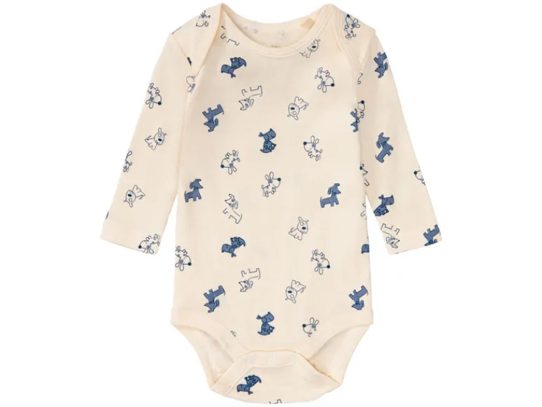Body's voor babyjongens, set van 2, van bio-katoen<lupilu® Outlet