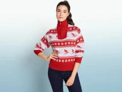 Dames gebreide schipperstrui<esmara® Discount