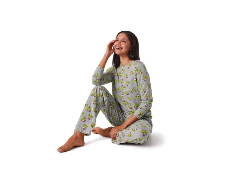 Dames kerstpyjama The Grinch< Hot