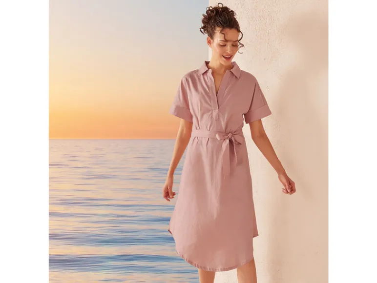 Dames linnen-maxi-jurk<esmara® Sale