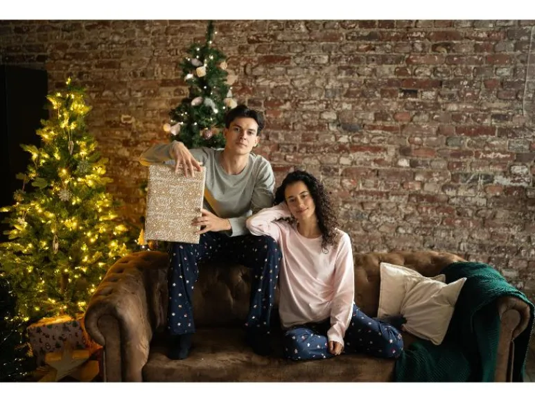 Dames pyjama in cadeauverpakking<Happy Shorts Best