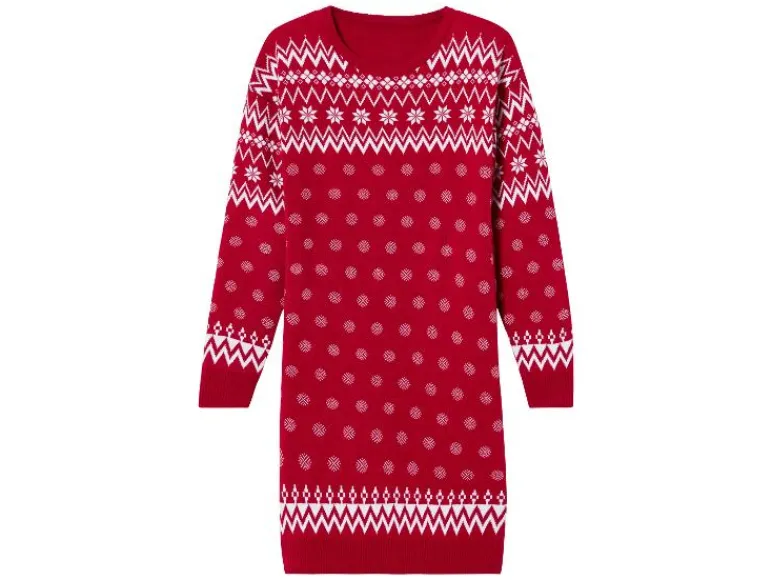 Feestelijk gebreid meisjesjurkje<pepperts!® Hot