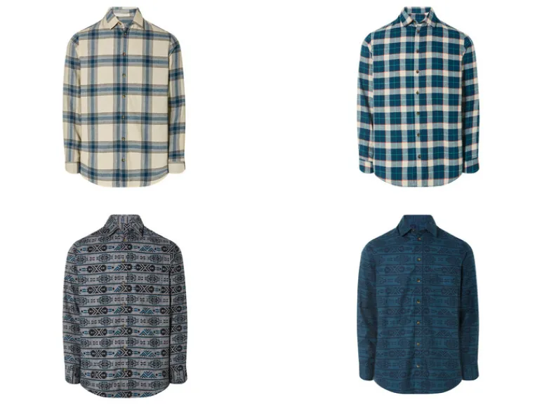 Flanellen heren overhemd<LIVERGY® Outlet