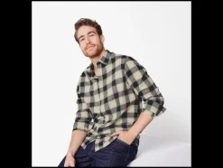 Flanellen heren overhemd<esmara Men Clearance