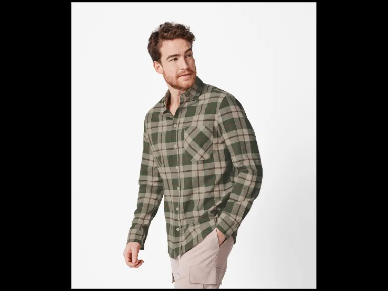 Flanellen heren overhemd<esmara Men Clearance