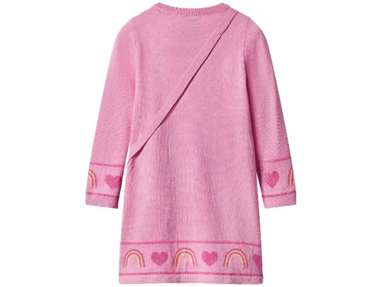 Gebreide kinder jurk met tasje<lupilu® Online