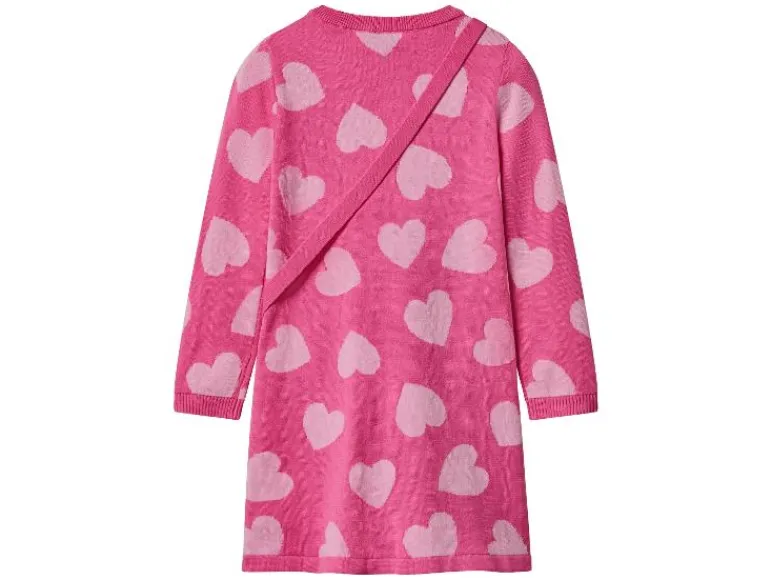 Gebreide kinder jurk met tasje<lupilu® Online