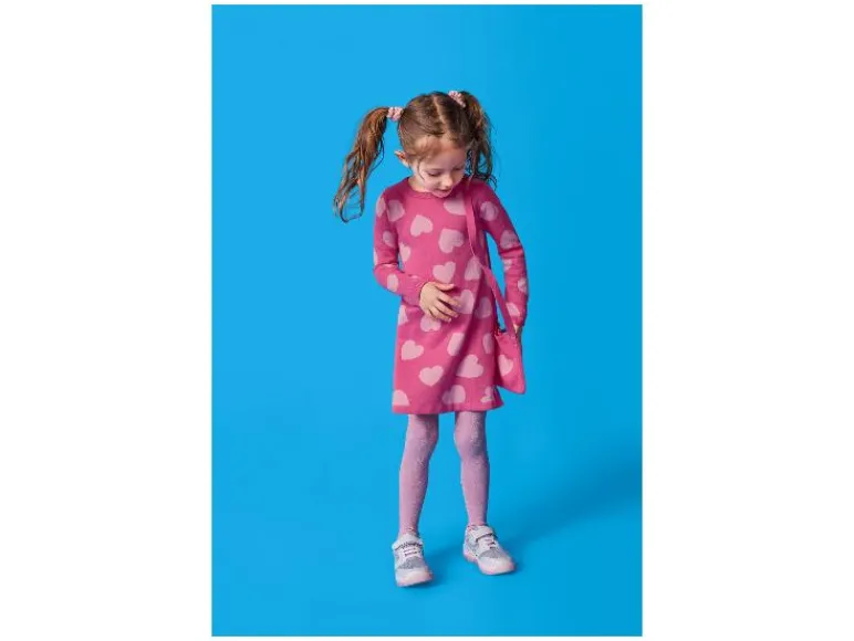 Gebreide kinder jurk met tasje<lupilu® Online