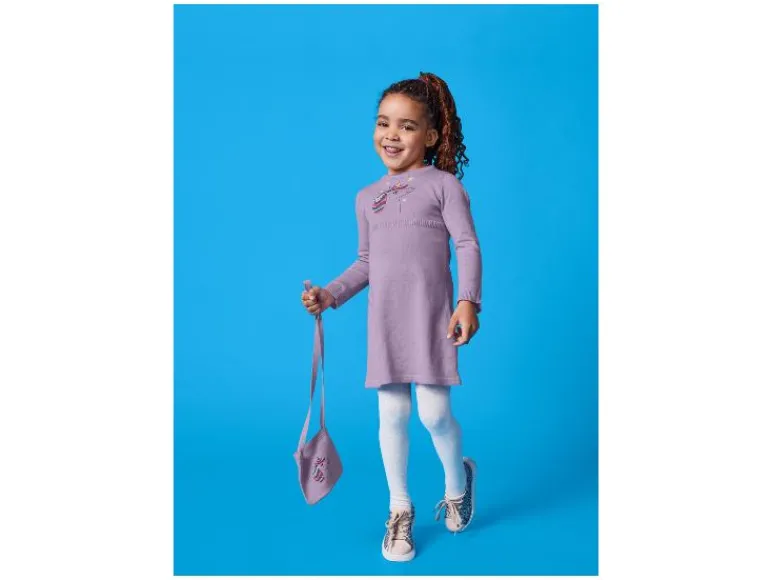Gebreide kinder jurk met tasje<lupilu® Online