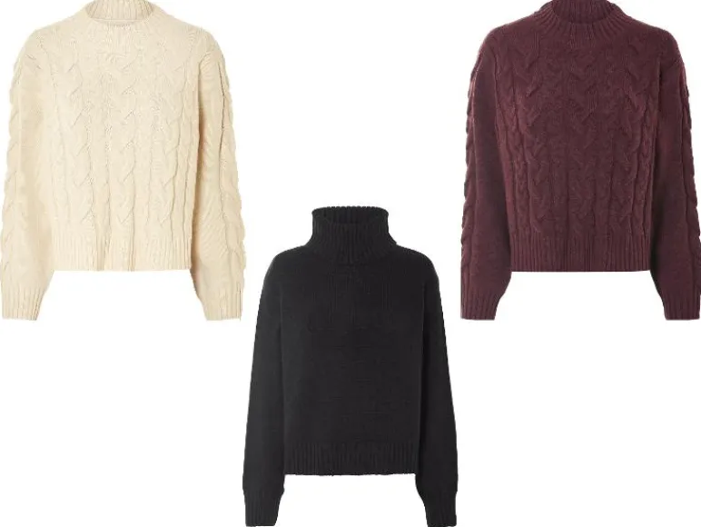 Grofgebreide dames trui<esmara® Online