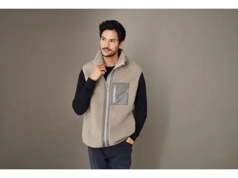 Heren teddy bodywarmer<LIVERGY® New
