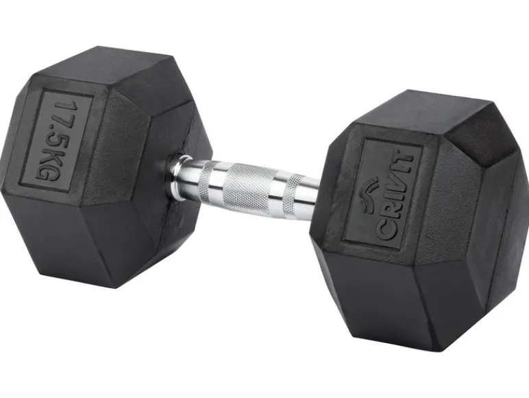 Hexagon dumbbell 17,5 kg<CRIVIT New
