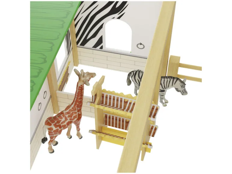 Houten boerderij/dierentuin/boomhut<Playtive Outlet