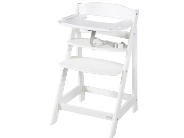 Houten kinderstoel met eetplank<roba New