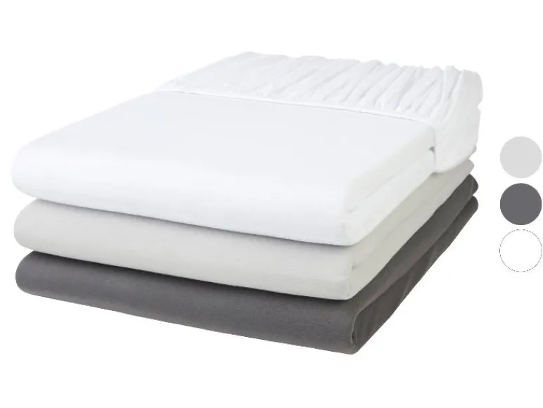 Jersey hoeslaken 90-100 x 200 cm<LIVARNO home