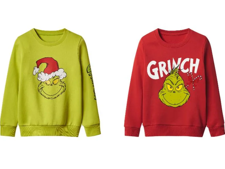 Kinder kersttrui The Grinch< Hot