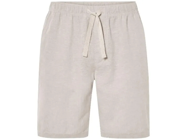 Korte linnen heren broek<LIVERGY® Best
