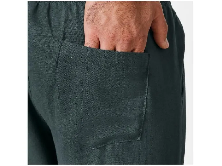 Korte linnen heren broek<LIVERGY® Best