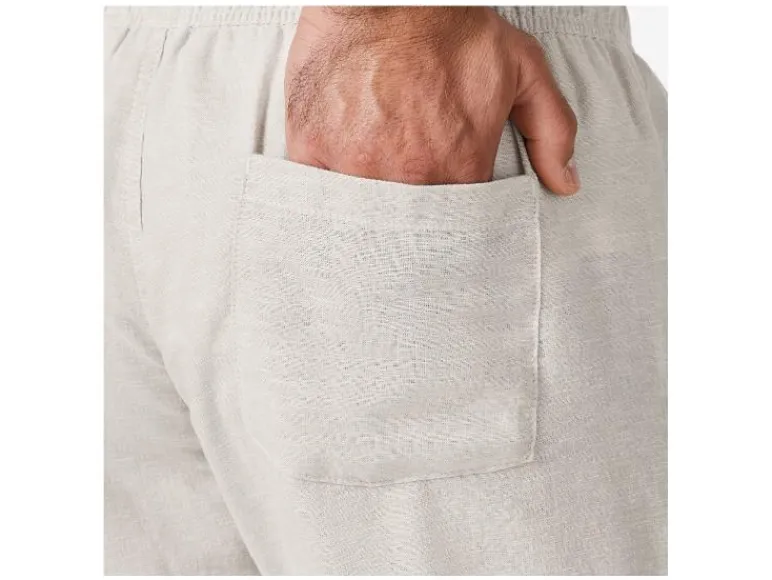 Korte linnen heren broek<LIVERGY® Best