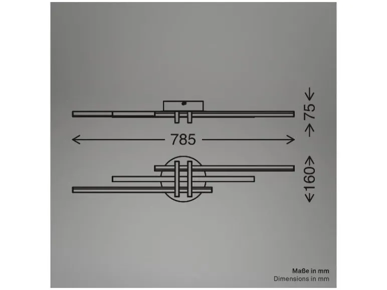 LED-plafondlamp<Briloner Online