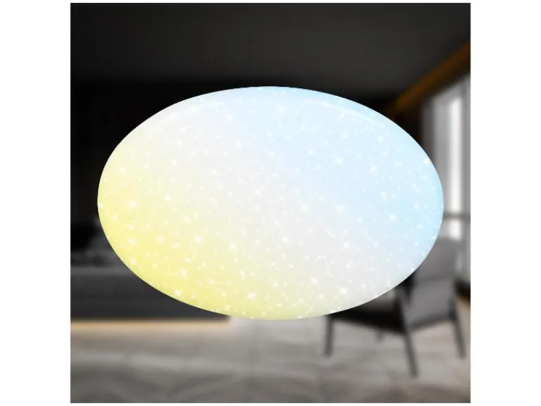 LED-plafondlamp met sterreneffect<Briloner Hot