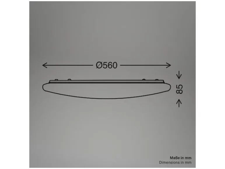 LED-plafondlamp met sterreneffect<Briloner Hot