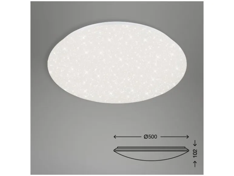 LED-plafondlamp met sterreneffect<Briloner Hot