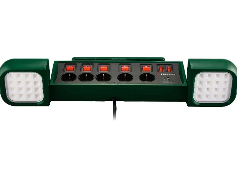 LED-werklamp met stekkerdoos<PARKSIDE®