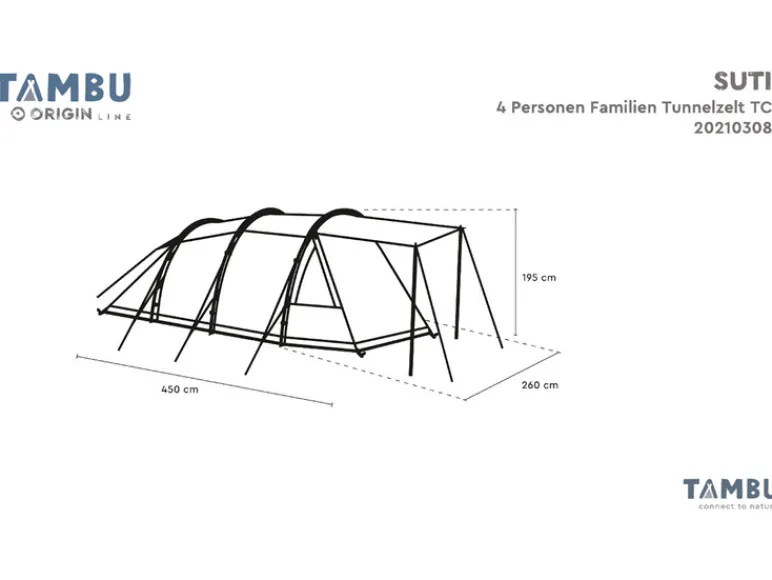 4-persoons tent Suti<TAMBU Outlet