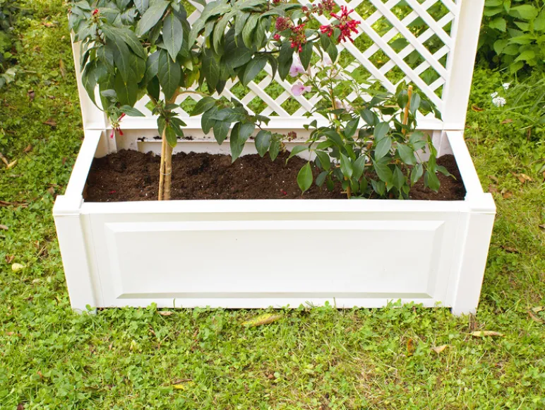 Plantenbak met klimrek<KHW Clearance