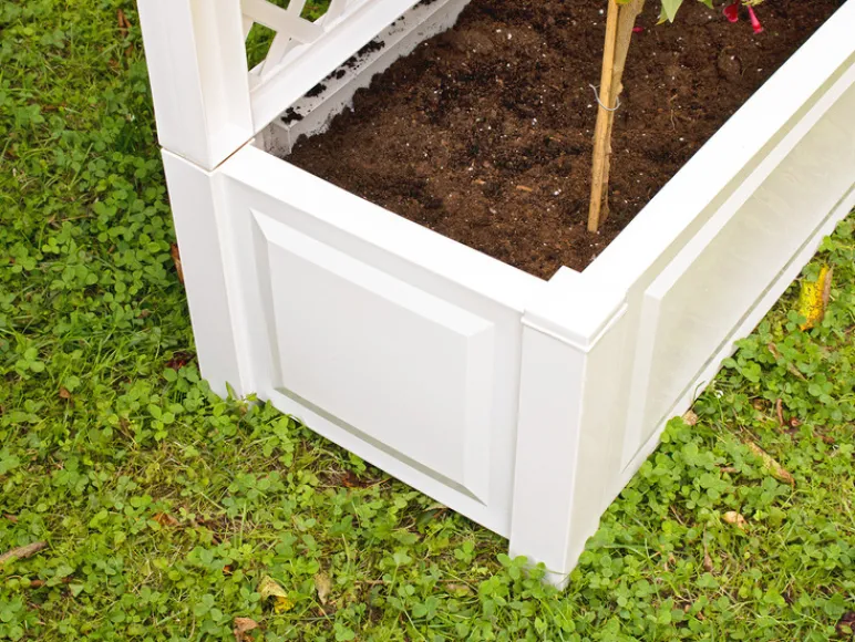 Plantenbak met klimrek<KHW Clearance