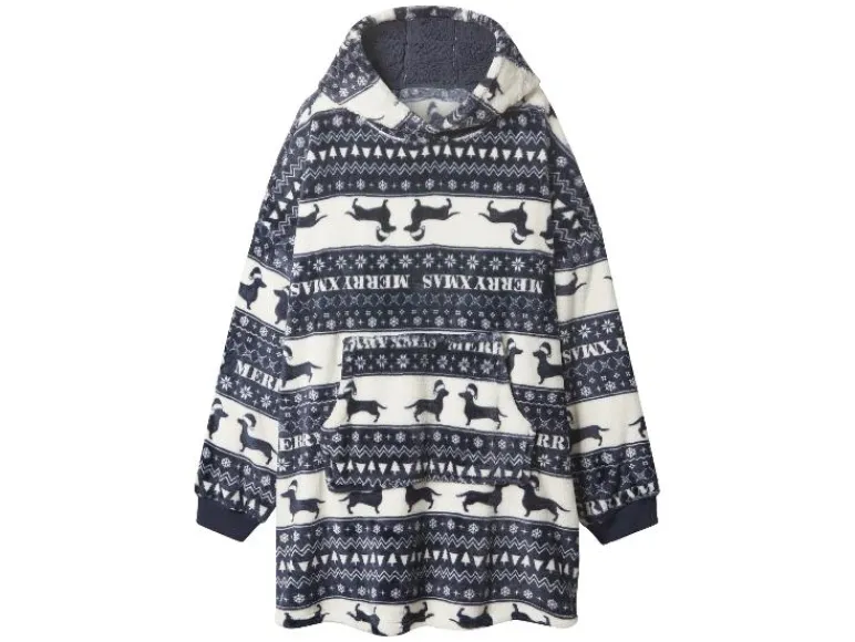 Pluche kersthoodie< Online