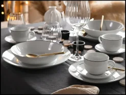 Serviesset Luna Black Line<Creatable Online