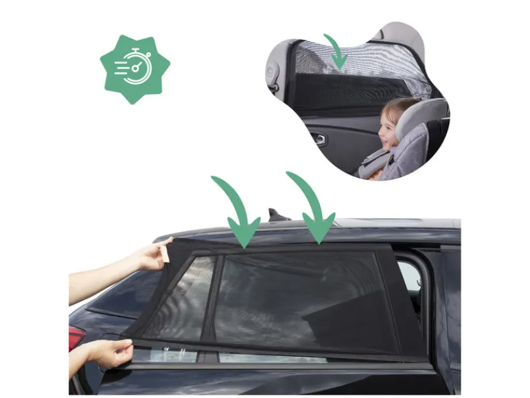 Set van 2 auto-zonneschermen<Badabulle Outlet