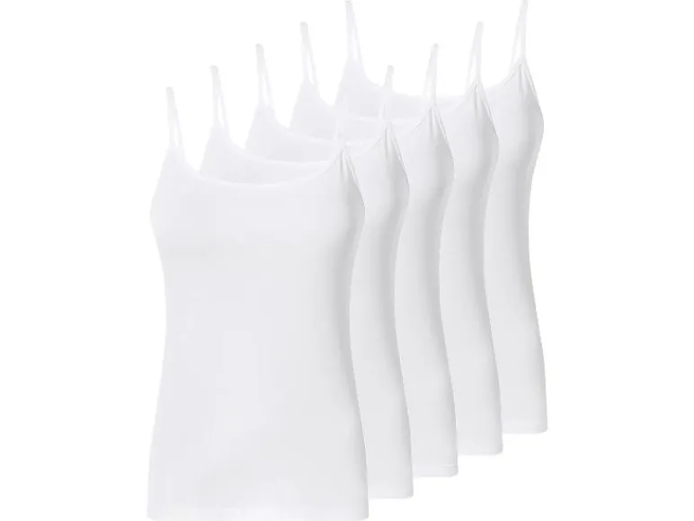 Set van 5 dames spaghettitops<esmara® Outlet