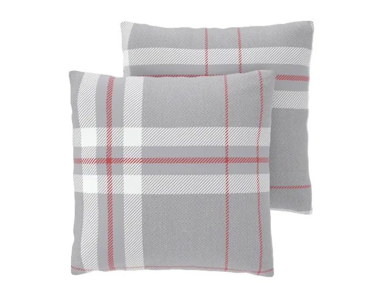 Set van 2 fleece kussenslopen 60 x 50 cm<LIVARNO® New