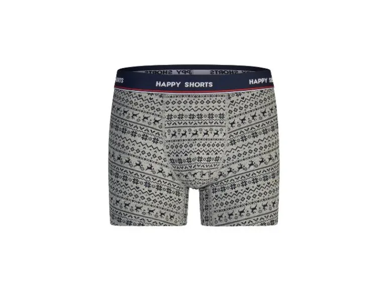 Set van 2 heren kerstboxers<Happy Shorts Sale
