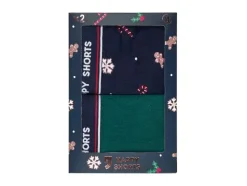 Set van 2 heren kerstboxers<Happy Shorts Sale