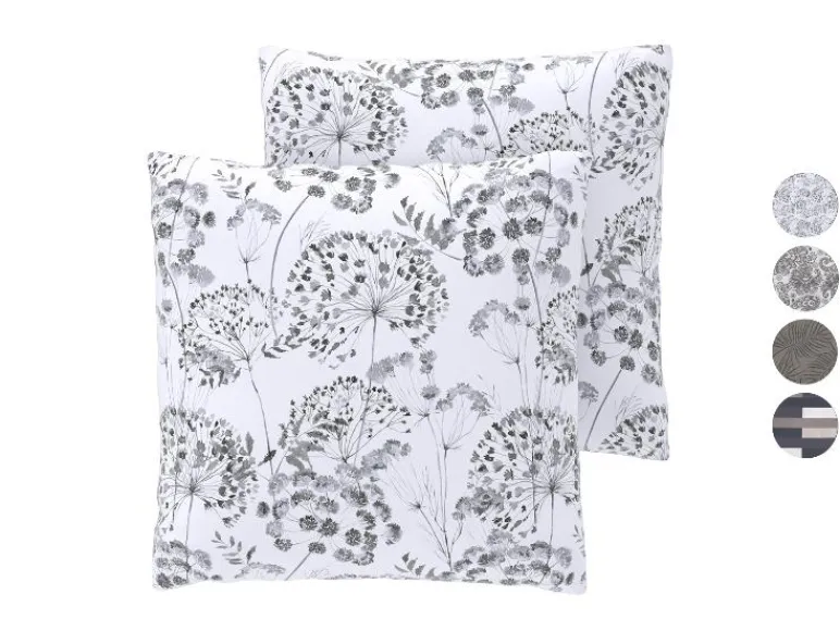 Set van 2 satijnen kussenslopen 50 x 60 cm<LIVARNO® Hot